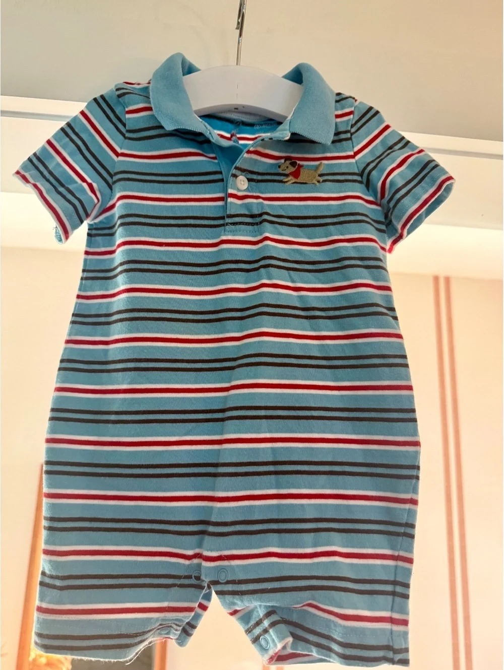 Gymboree Boys Lot Rompers Sz 6-12 Months